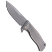 LionSteel SR11 Grey Titanium, Satin Sleipner by Molletta Knife (SR11 G)