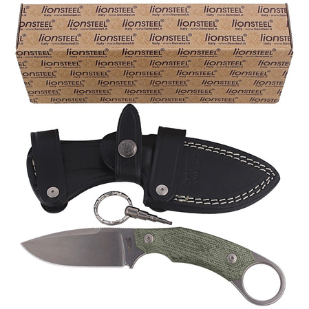 Nóż LionSteel H2 Karambit Canvas Green, Stonewashed M390 by Tommaso Rumici (H2 CVG)