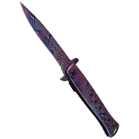 Nóż składany Herbertz CJH Italian Stiletto Colorful Steel, Colorful 420 (10000360)