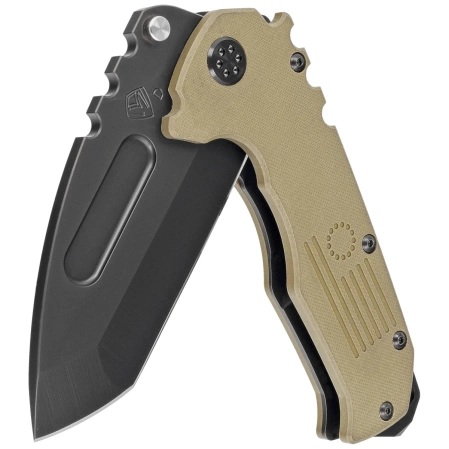 Medford Praetorian Scout M/P OD Green G10, PVD HW/Clip, Black DLC D2 by Greg Medford (MKM30DPT-1010-TPCP-BP)