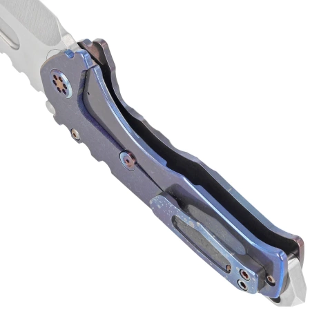 Nóż składany Medford Praetorian T Tanto Flamed ''Galaxy'' Titanium, Bronze HW, Brsh/''Galaxy'' Clip, Satin S45VN by Greg Medford (MK0124STT-03A2-T1CF-BN)