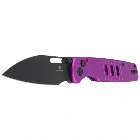 Nóż składany Bestechman Vector Purple Aluminium, Black PVD D2 (BMK15F)
