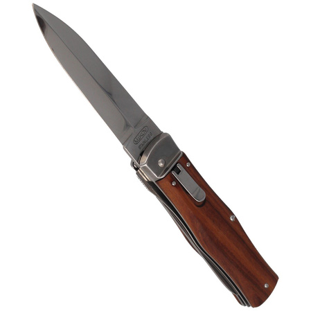 Mikov Predator Classic Palisander Wood Automatic Knife (241-ND-2/KP)