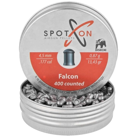 Śrut Spoton Falcon 4.5 mm, 400 szt. 0.87g/13.43gr