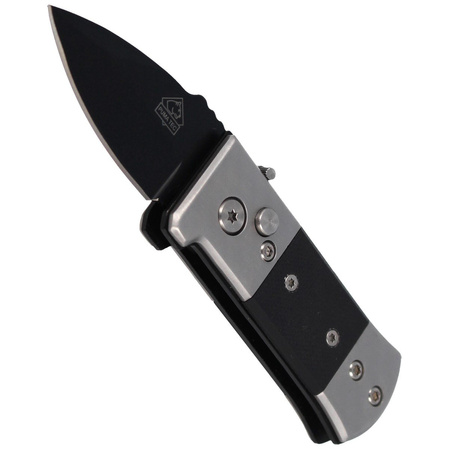 Puma TEC Black G10 / Stainless Automatic Knife, Black 420 (313307)