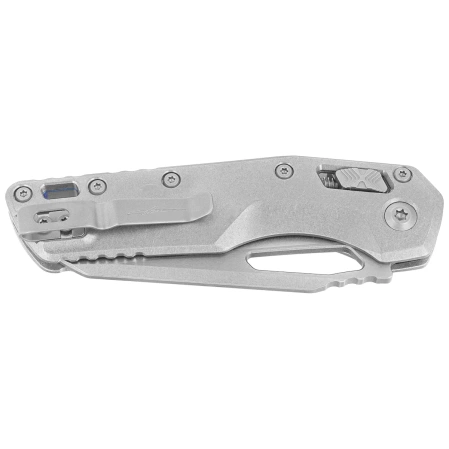 Microtech MSI S/E Ram-Lok Marfione Select Stonewashed Titanium, Blue HW, Stonewashed M390MK by Tony Marfione (210-10MS2)