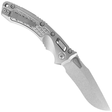 Microtech Marfione Select Amphibian Ram-Lok S/E Knife Stonewashed Frag Pattern Titanium, Stonewashed M390MK by Tony Marfione (137RL-10FRMS1)