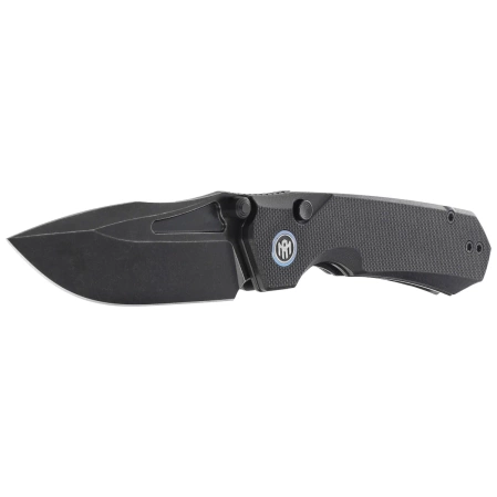 Nóż składany Remette Rhino Black G10, Black Stonewashed Titanium D2 (RNDG1)