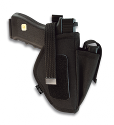 Kabura Barbaric AUTO 2"- 4" Holster Beretta, Walther, HK, Glock Padded Snap Closure Black Nylon (22104)