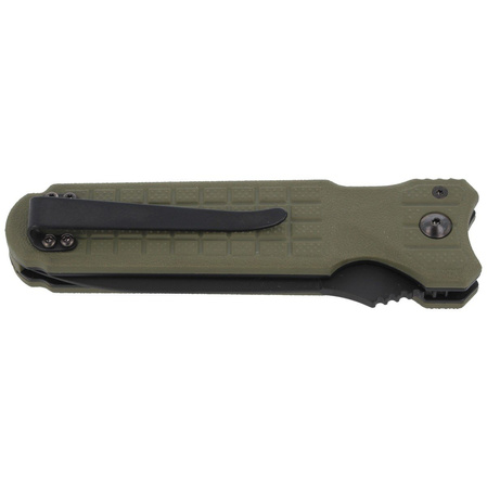 Nóż automatyczny Fox Predator II 2F Full Auto OD Green FRN, Black Idroglider N690Co (FX-448 OD)