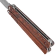 Nóż motylek Martinez Albainox Balisong Fine Wood, Damascus (02255)