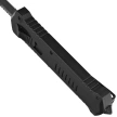 Tekto A4 Humvee D/E OTF Knife Black Aluminum, Black P/S D2