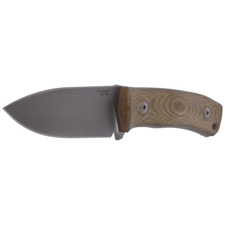LionSteel Green Canvas / Fixed Satin Blade (M4 CVG)