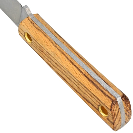 Za-Pas Knife EC95 Zebra Wood, Satin D2 (EC95-W-ZW)