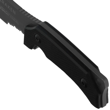 K25 Kraken Neck Knife Black G10, Titanium 7Cr17Mov