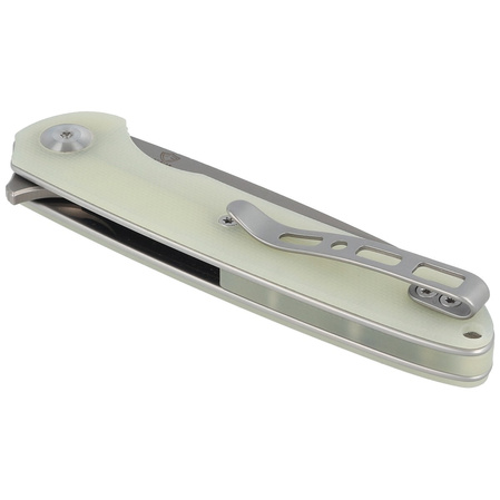 Sencut Kyril Natural G10, Stonewashed 9Cr18MoV by Ferrum Forge Knife Works (S22001-2)