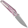 Bestech Mothus Purple Titanium, Satin by Hand M390 by Kombou Knife (BT2206E)