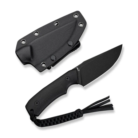 Nóż Civivi Gander Black Canvas Micarta, Black Stonewashed 14C28N by Matt Gentry (C24058B-2)