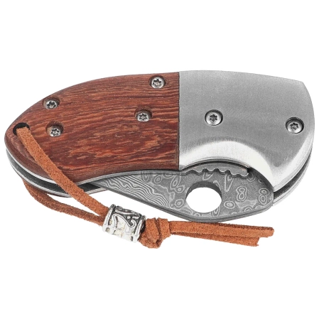 Nóż składany Martinez Albainox Wood, Damascus (18932)
