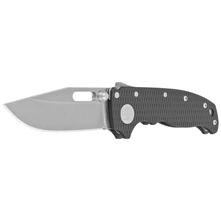 Nóż składany Demko AD20.5 Clip Point Black G10, Stonewashed CPM 20CV by Andrew Demko (205-20CV-BLK-CP)