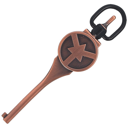 ASP Blue Line Guardian G1 handcuff key with ASP logo, Antique Copper (56916)