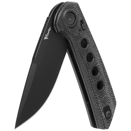 Reate PL-XF-2 Knife Black Micarta/G10 Inlay, Black PVD Nitro-V