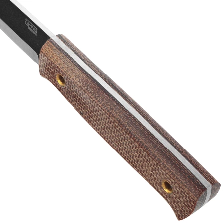 Za-Pas Knife Biwi 10 Brown Micarta, Two Tone 4H13 (BW10-M-BR)