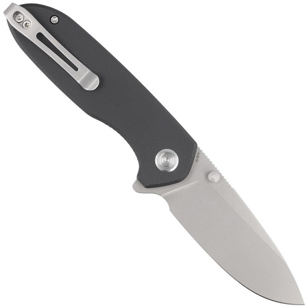 Nóż składany Kubey Belus Black G10, Beadblasted AUS-10 (KU342A)