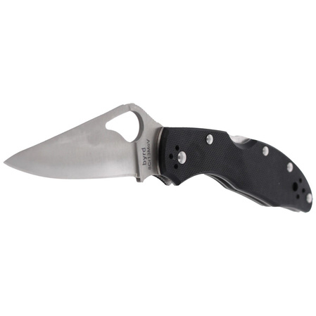Spyderco Byrd Meadowlark 2 G-10 Black, Plain (BY04GP2)