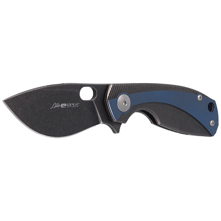 Nóż składany Viper Lille DSW/Blue Titanium, Dark Stonewashed M390 by Jesper Voxnæs (V5963TIBL)