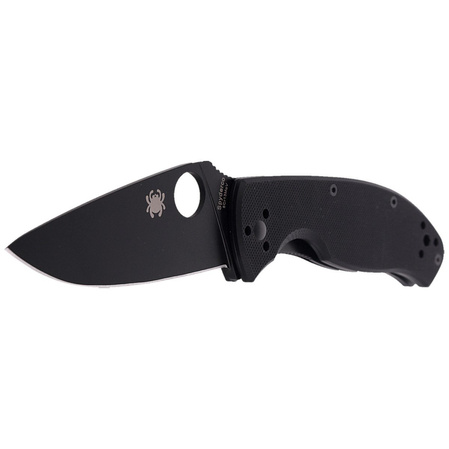 Spyderco Tenacious Knife Black G10, Black 8Cr13MoV by Eric Glesser (C122GBBKP)