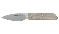 Viper Mirror2 Green Canvas Micarta, Stonewashed M390 by Igor Bortolussi knife (VT4064CG)