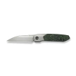 WeKnife Brr15 Gray Titanium/Jungle Wear Fat Carbon, Hand Rubbed Satin M390 by Rafal Brzeski (WE24007-4)