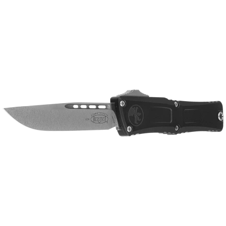 Nóż automatyczny OTF Microtech Combat Troodon Gen III S/E Black Aluminium, Stonewashed M390MK by Tony Marfione (1143-10)
