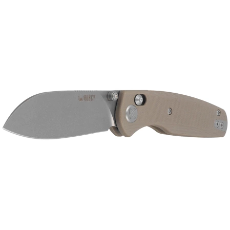 Nóż składany Kubey Breeze Tan G10, Stonewashed 14C28N by Caleb Waltman (KU288C)