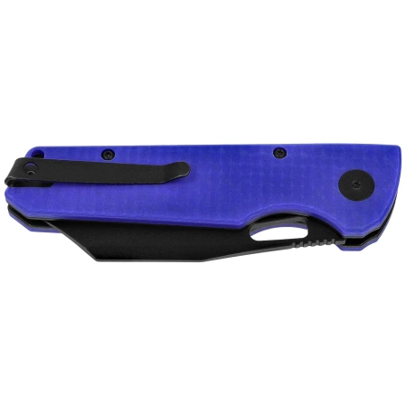 Nóż składany Bestechman Guardian Blue G10 w/ Carbon Fiber Pattern, Black PVD D2 (BMK11G)