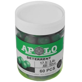 Kule polimerowe Apolo Deterrent Poly Heavy .68 cal, 3.4 g, 60 szt.