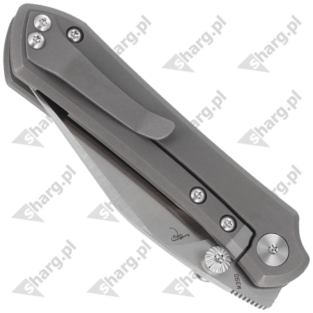 Nóż składany Bestech Icarus Dark Stonewashed Titanium, Satin M390 by Nick Rogers (BT2302C)