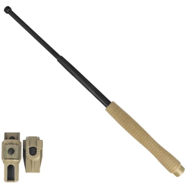 ESP Ergonomic hardened expandable baton 21'' Khaki (ExB-21HE-KH-BK BH-54)