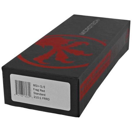 Microtech MSI S/E Knife Red Frag Aluminum, Black M390MK by Tony Marfione (210-1FRRD)