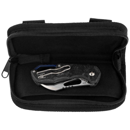 Nóż składany MKM Isonzo Hawkbill Marble Carbon Fiber, Satin M390 by Jesper Voxnæs (MK FX03M-1CM)