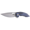 Bestech Knife Ornetta Carbon Fiber / Blue G10, Stonewash / Satin N690 by Kombou (BL02A)