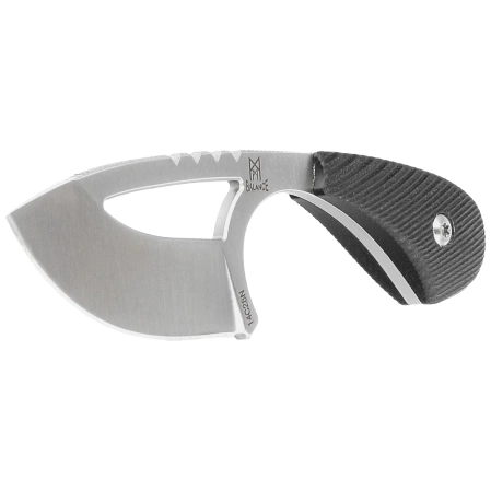 Midgards Messer Ratatosk DP Black G10, Satin 14C28N neck knife (MM007)