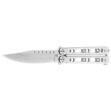 Nóż składany motylek Martinez Albainox Balisong Polished Steel, Polished 3Cr13Mov (02212)