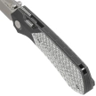 Remette RT-Meteor Knife Black Titanium/Gray Carbon Fiber, Pearlescent M390 (RTPT-B)