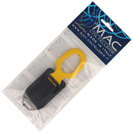 MAC Coltellerie Twin Rescuer Knife Yellow FRN, Satin W 1.4034 (MC TS09.Y)