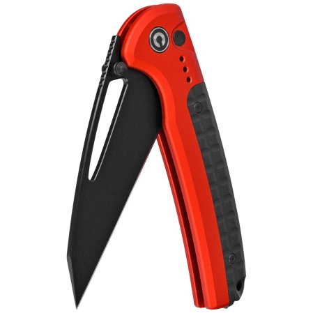 Civivi Knife Sentinel Strike Red Aluminium / Black FRN, Black K110 knife (C22025B-1)