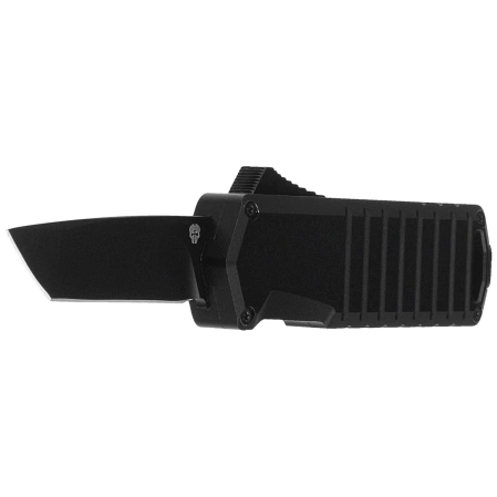 Nóż automatyczny OTF Tekto A2 Badger Mini T/E Black Aluminium, Black D2