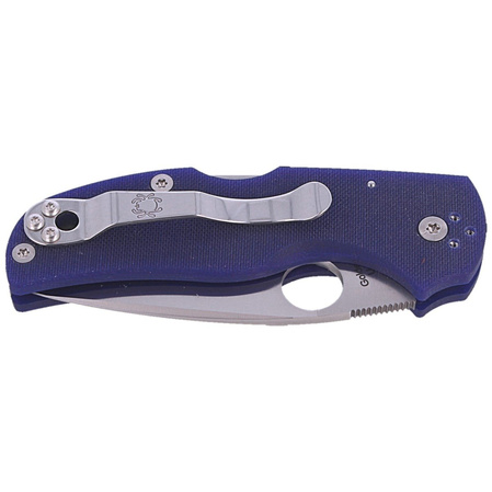 Nóż składany Spyderco Native 5 Dark Blue G10, Satin CPM S110V by Sal, Eric Glesser (C41GPDBL5)