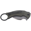 FOX Black Bird Folding Knife by Bastinelli / Stone Washed (FX-591 ODSW)